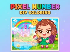 Xogo Pixel Number  DIY Coloring en liña