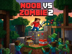 Xogo Noob vs Zombie 2 en liña