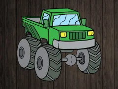 Xogo Monster Truck Jigsaw en liña
