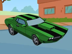 Xogo Ben 10 Car Jigsaw en liña