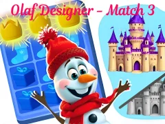 Xogo Olaf Designer - Match 3 en liña