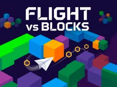 Xogo Flight vs Blocks en liña