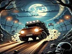 Xogo Racing Car Destroying Zombie en liña