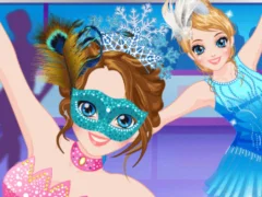 Xogo Ice Skater Princess Dressup en liña