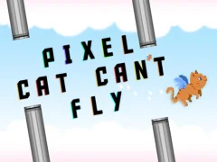 Xogo Pixel cat can't fly en liña