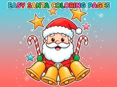 Xogo Easy Santa Coloring Pages en liña