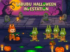 Xogo Labubu Halloween Infestation en liña