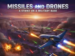 Xogo Missiles and Drones: A Strike On A Military Base en liña