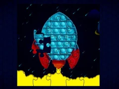 Xogo Pop It Rockets In Space Jigsaw en liña