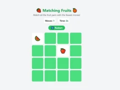 Xogo Matching Fruits en liña