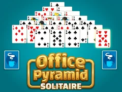 Xogo Office Pyramid Solitaire en liña