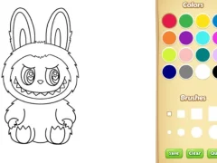Xogo Labubu Coloring Book en liña