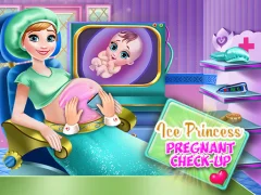 Xogo Ice Princess Pregnant Check Up en liña