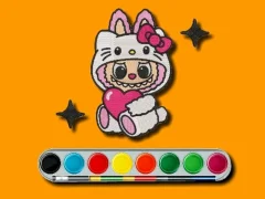 Xogo Labubu Coloring Adventure en liña