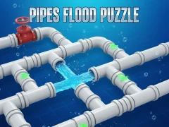 Xogo Pipes Flood Puzzle en liña