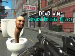 Xogo Dead Aim: Skibidi Toilets Attack en liña
