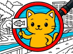 Xogo Find The Cat Cat Search en liña