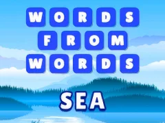 Xogo Words from words: Sea en liña