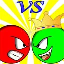 Xogo Red ball vs green king en liña