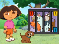 Xogo Dora The explorer Dora's Puppy Adventure en liña