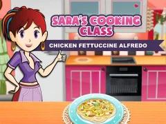 Xogo Sara's Cooking Class: Chicken Fettuccine Alfredo en liña