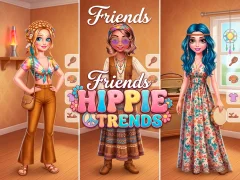 Xogo Friends Hippie Trends en liña