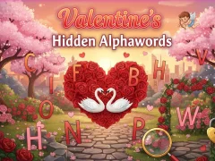 Xogo Valentine's Hidden Alphawords en liña