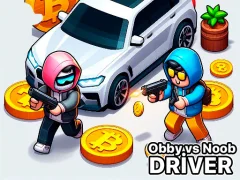 Xogo Obby vs Noob Driver en liña