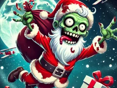 Xogo Flappy Zombie Santa Christmas Game en liña