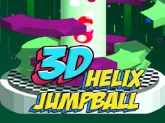 Xogo 3D Helix Jump Ball en liña