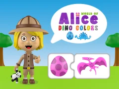 Xogo World of Alice Dino Colors en liña