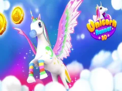 Xogo Unicorn Run 3D en liña