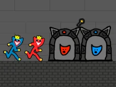 Xogo Red and Blue Stickman Huggy 2 en liña