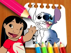 Xogo Lilo and Stitch Coloring Book en liña