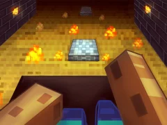 Xogo Parkour in the cave 3D en liña