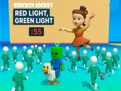 Xogo Chicken Jockey: Red Light, Green Light en liña