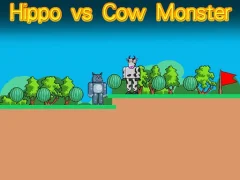 Xogo Hippo vs Cow Monster en liña