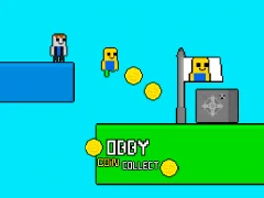 Xogo Obby vs Bacon Rainbow Parkour en liña