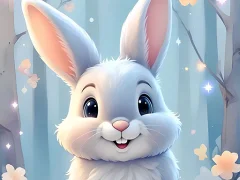 Xogo Easter Bunny Coloring Book en liña