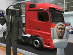 Xogo Truck Simulator Skibidi Toilet en liña