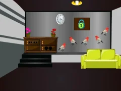 Xogo Grey Checked Room Escape en liña