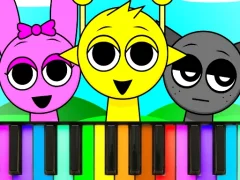 Xogo Sprunki Piano Explorer en liña