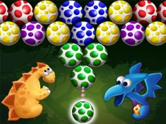 Xogo Dino Eggs Bubble Shooter en liña