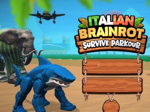 Xogo Brainrot italiano sobrevive a Parkour en liña