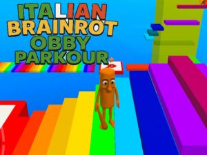 Xogo Brainrot italiano Obby Parkour  en liña