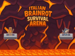 Xogo Arena de supervivencia de Brainrot italiano en liña