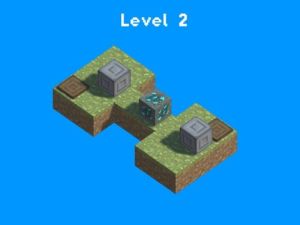 Xogo Block Pusher Voxel World 3D en liña