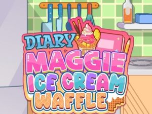 Xogo Diario Maggie: Waffle de xeado en liña