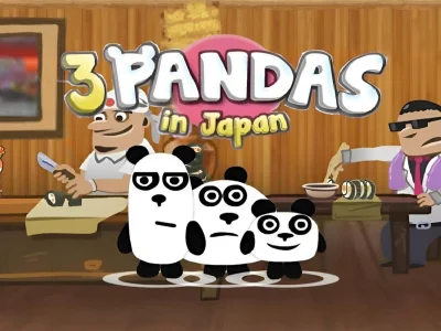 Xogo 3 Pandas In Japan HTML5 en liña
