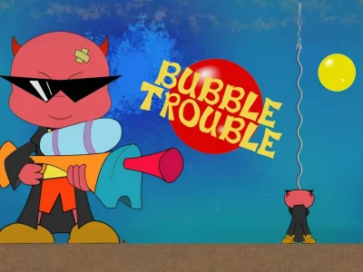 Xogo Bubble Trouble en liña